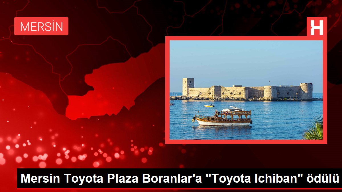 Mersin Toyota Plaza Boranlar'a ödül