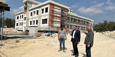 Hastane inşaatında yüzde 40'ı tamamlandı