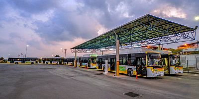 Mersin'de CNG'li otobüsler için dolum istasyonu kuruldu