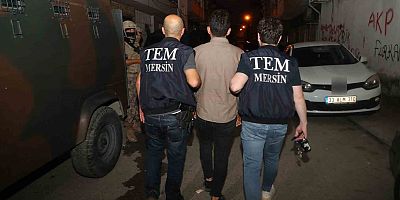Mersin’de terör operasyonu: 12 gözaltı