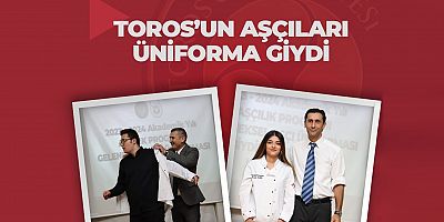 Toros'un aşçıları üniforma giydi