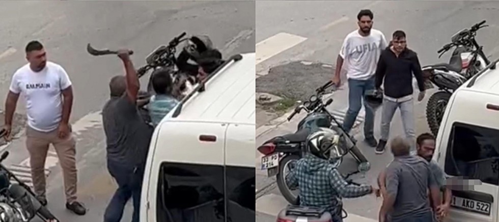 Trafikte bıçaklı kavga